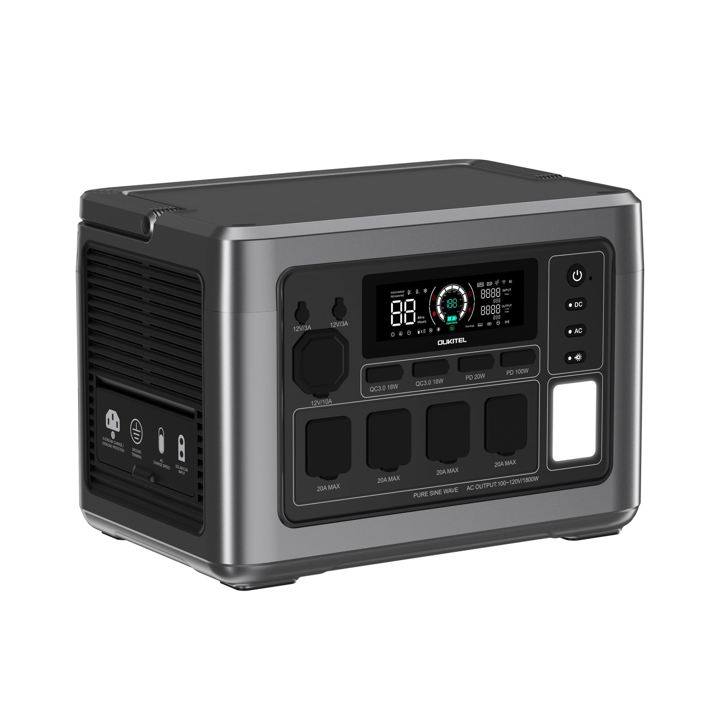 OUKITEL P1000 PLUS Portable Power Station | 1800W/1024Wh