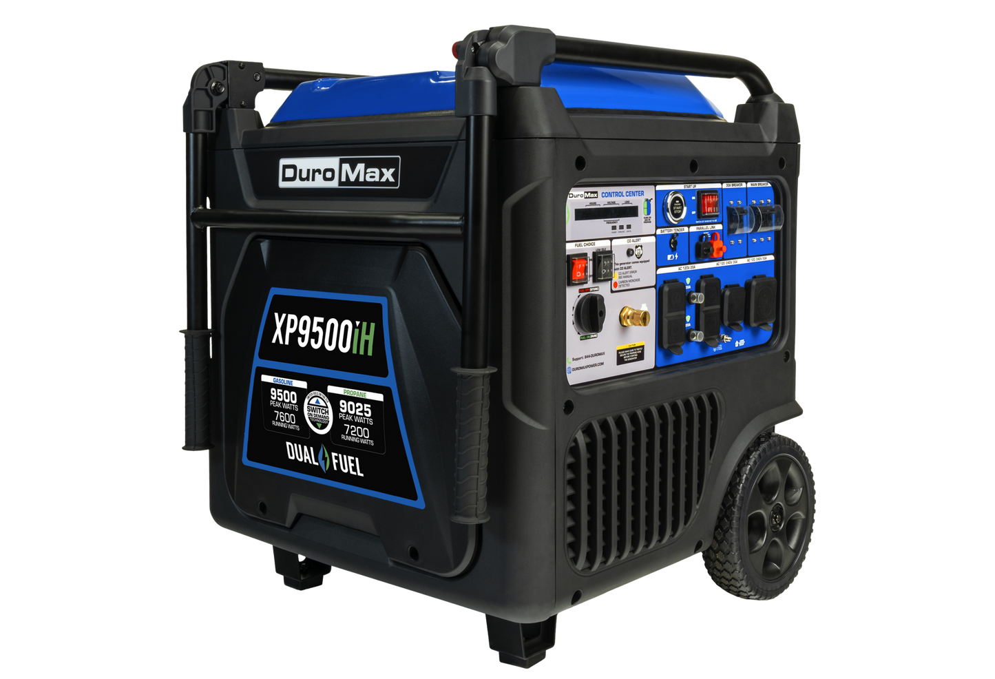 DuroMax XP11000iH 11,000 Watt Portable Dual Fuel Inverter Generator w/ CO Alert
