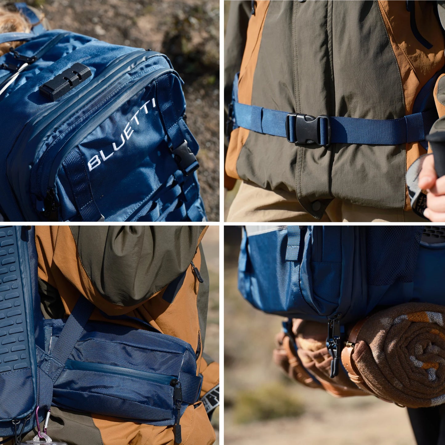BLUETTI Handsfree 2 Backpack Power Station 60L Storage, 700W / 512Wh