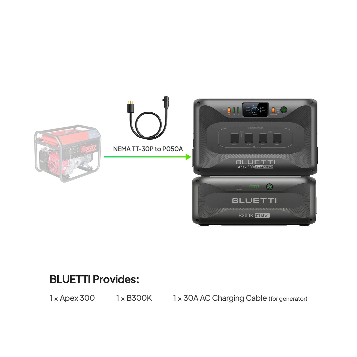 Apex 300 Versatile Power Station | 3,840W, 2,764.8Wh
