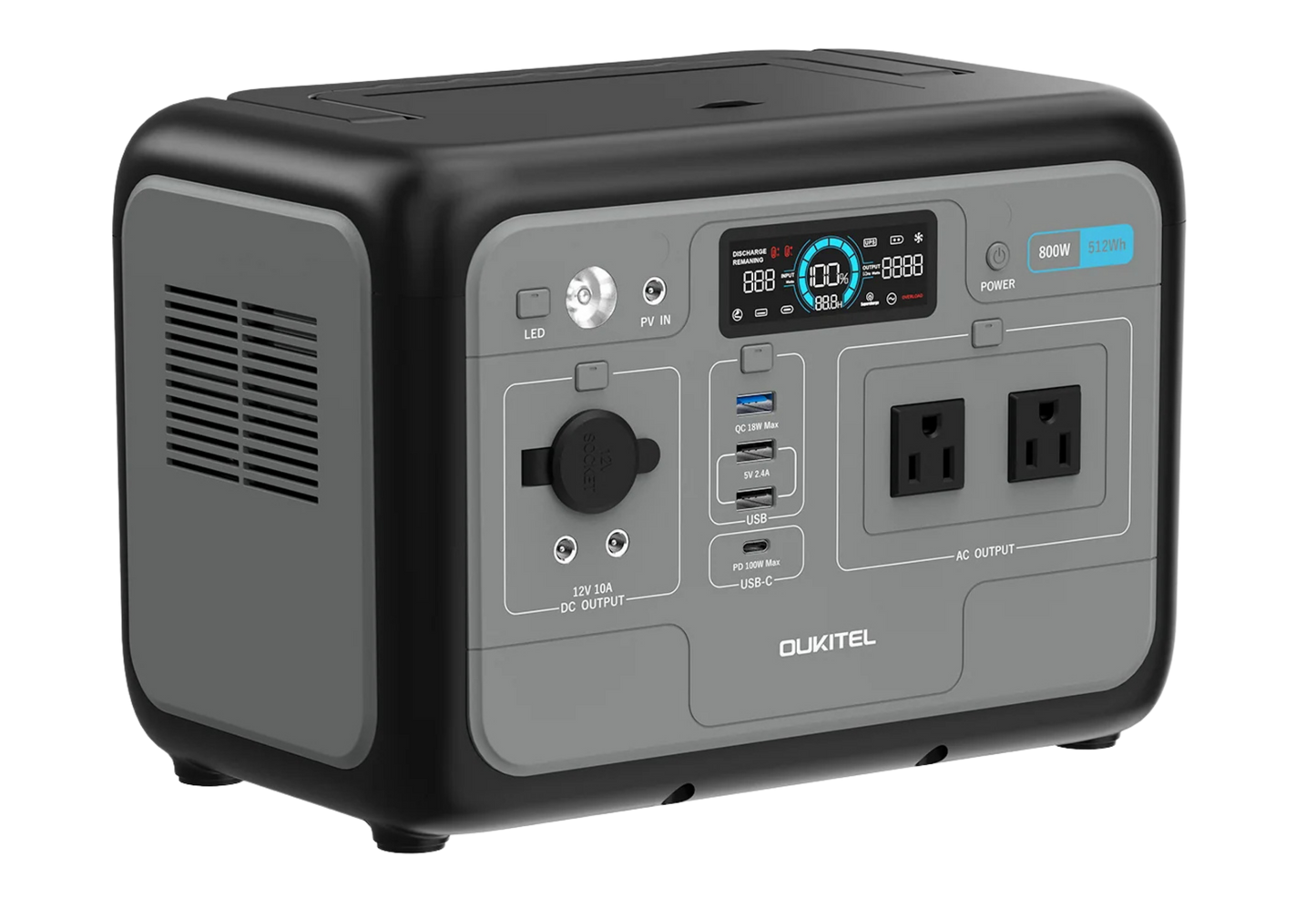 OUKITEL P800 Portable Power Station 800W | 512Wh
