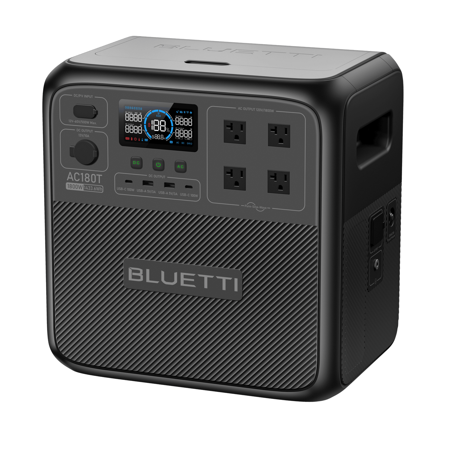 BLUETTI AC180T Portable Power Station 1,800W / 1433Wh