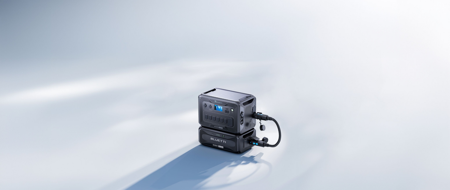 BLUETTI AC300 Inverter Module Generator 3,000W + B300K BLUETTI B300K Expansion Battery 2,764.8Wh