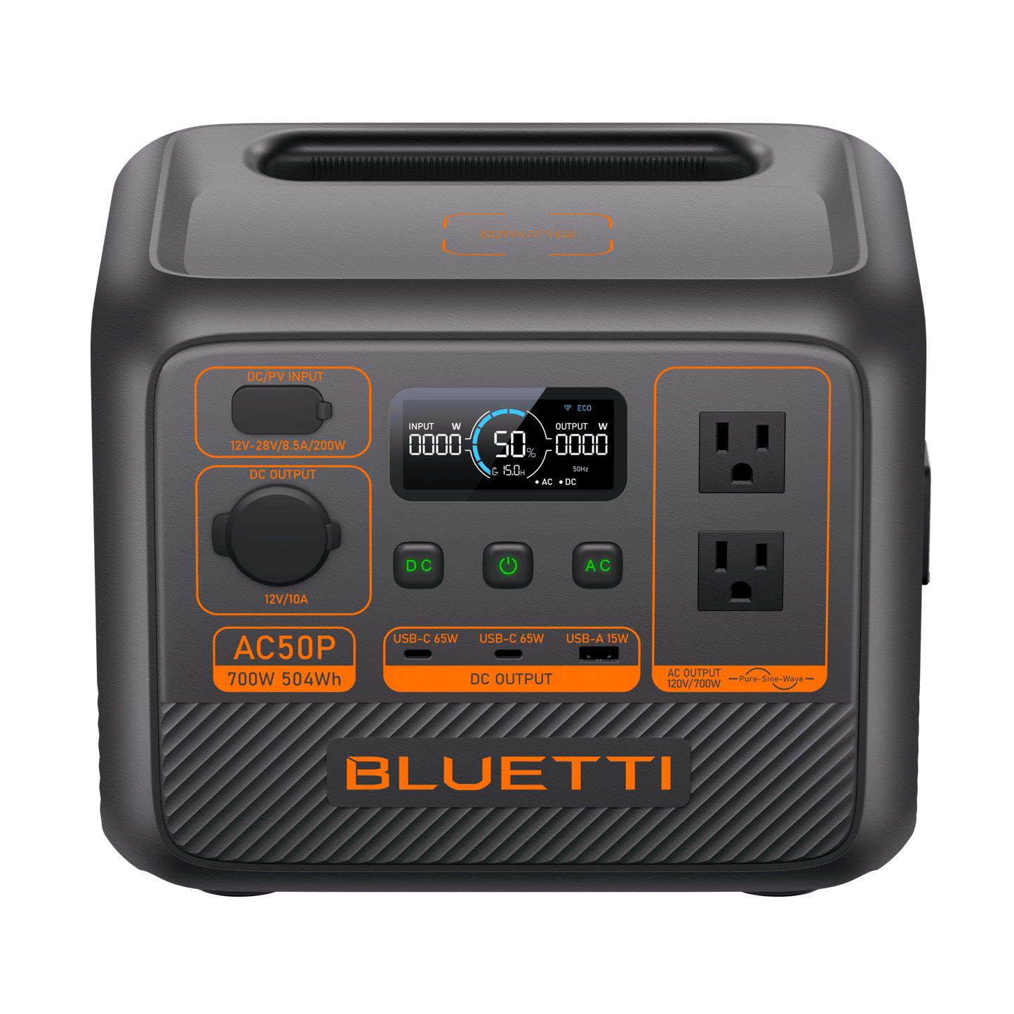 BLUETTI AC50P Portable Power Station 700W / 504Wh