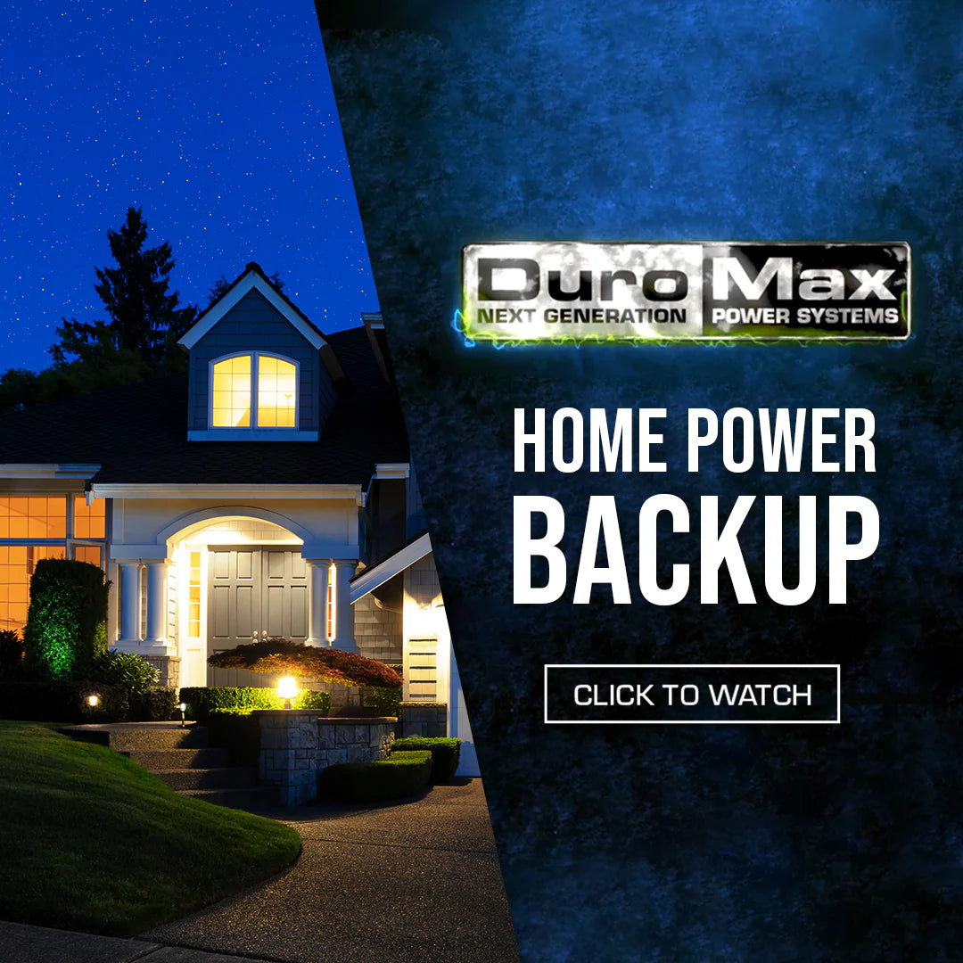 DuroMax XP13000E 13,000-Watt/10,500-Watt 500cc Electric Start Gas Powered Portable Generator