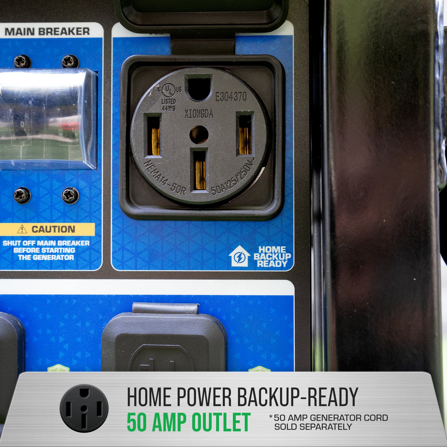 DuroMax XP15000HXT 15,000-Watt/12,000-Watt Electric Start Tri Fuel Portable Generator