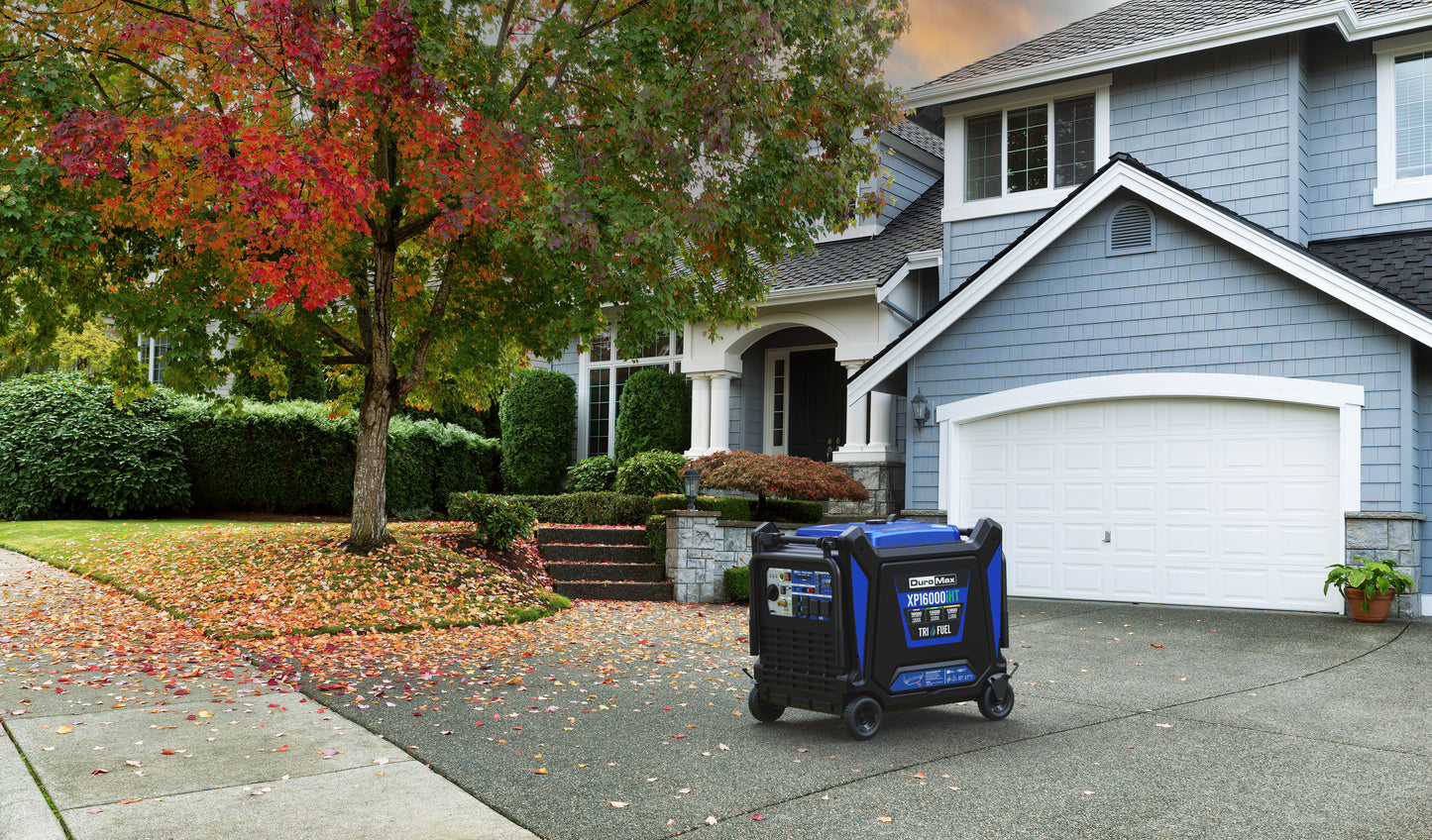 DuroMax XP16000iHT 16,000 Watt Tri Fuel Portable Inverter Generator w/ CO Alert