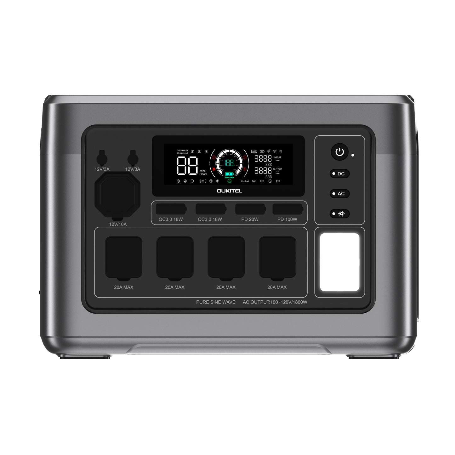 OUKITEL P1000 PLUS Portable Power Station | 1800W/1024Wh