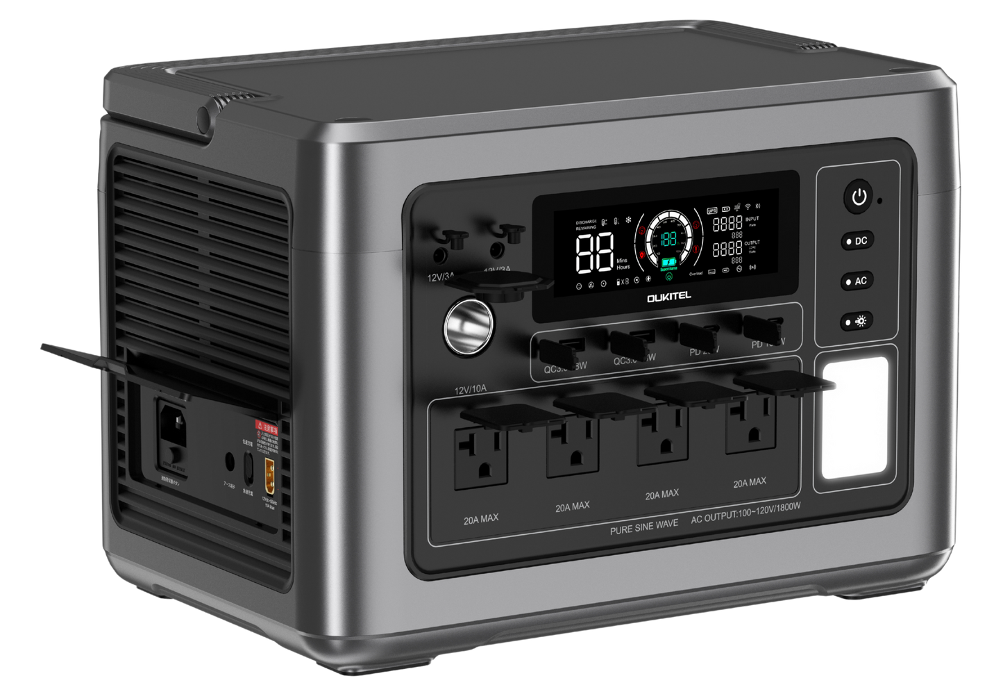 OUKITEL P1000 PLUS Portable Power Station | 1800W/1024Wh