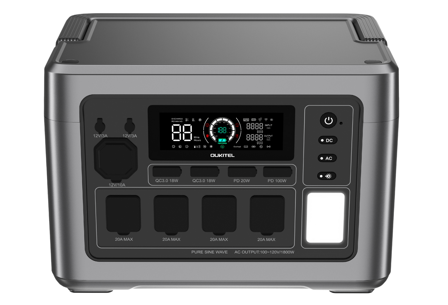 OUKITEL P1000 PLUS Portable Power Station | 1800W/1024Wh