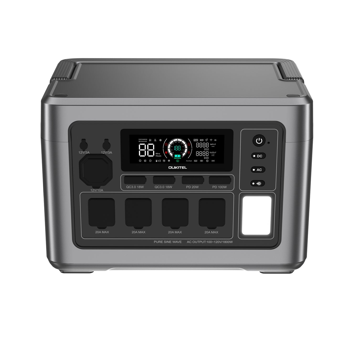 OUKITEL P1000 PLUS Portable Power Station | 1800W/1024Wh