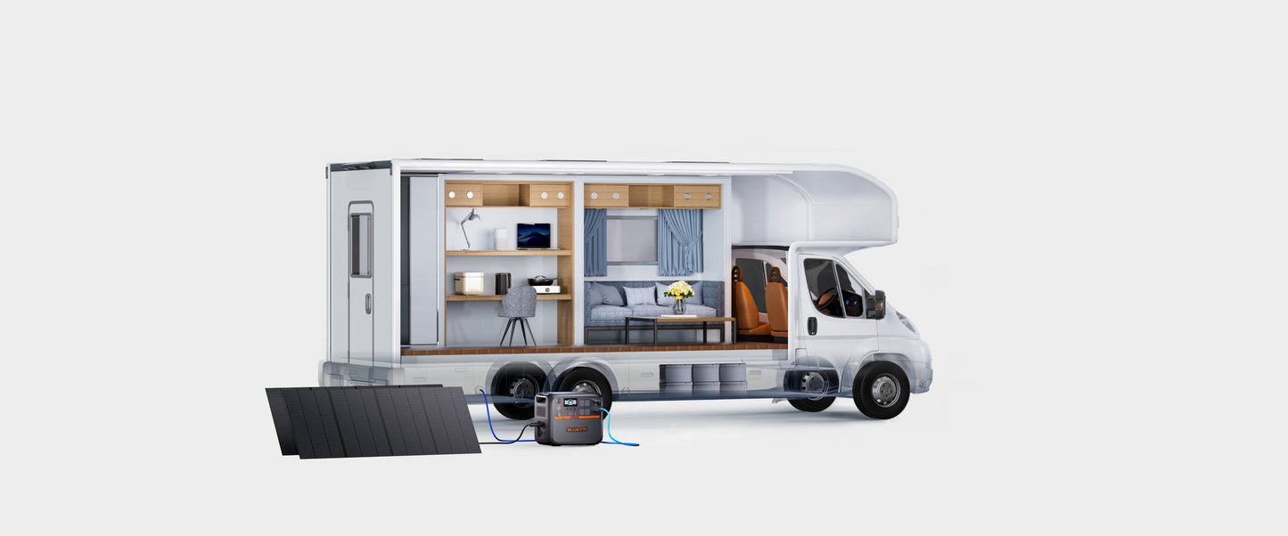 BLUETTI AC200P L PORTABLE POWER STATION 2,304Wh - 7,833.6Wh | 2400W