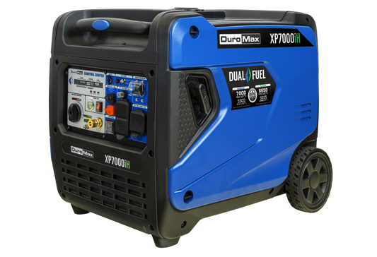 DuroMax XP7000iH 7,000 Watt Portable Dual Fuel Inverter Generator w/ CO Alert