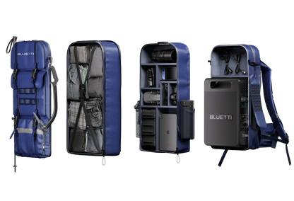 BLUETTI Handsfree 2 Backpack Power Station 60L Storage, 700W / 512Wh