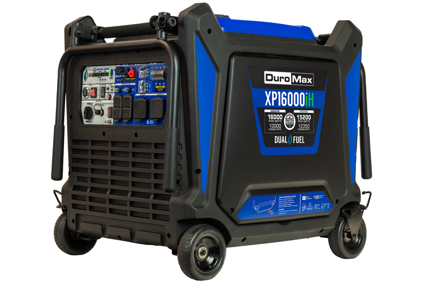 DuroMax XP16000iH 16,000 Watt V-Twin Dual Fuel Portable Digital Inverter Generator