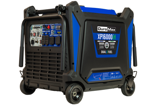 DuroMax XP16000iH 16,000 Watt V-Twin Dual Fuel Portable Digital Inverter Generator