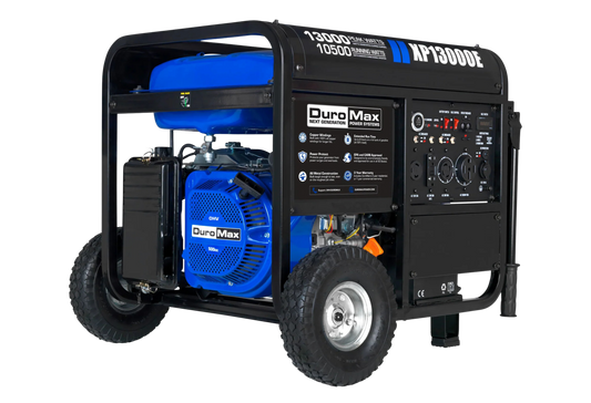 DuroMax XP13000E 13,000-Watt/10,500-Watt 500cc Electric Start Gas Powered Portable Generator