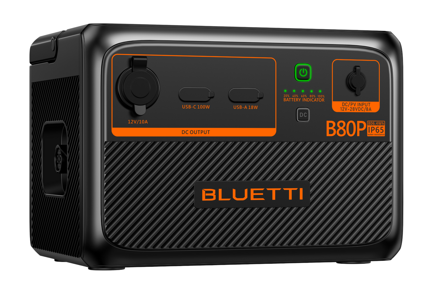 BLUETTI B80P Portable Power Station Expansion Battery 806Wh