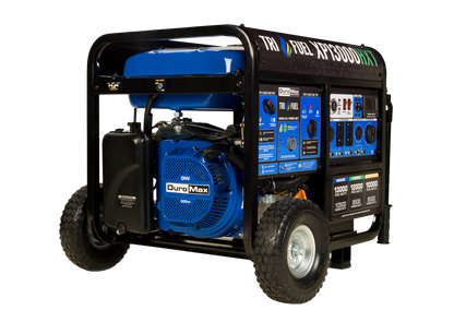 DuroMax XP13000HXT 13,000-Watt/10,500-Watt 500cc Tri Fuel Portable Generator with CO Alert