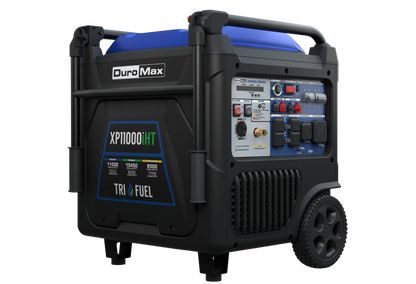 DuroMax XP11000iHT  11,000 Watt Portable Tri Fuel Inverter Generator - Quiet, Low THD