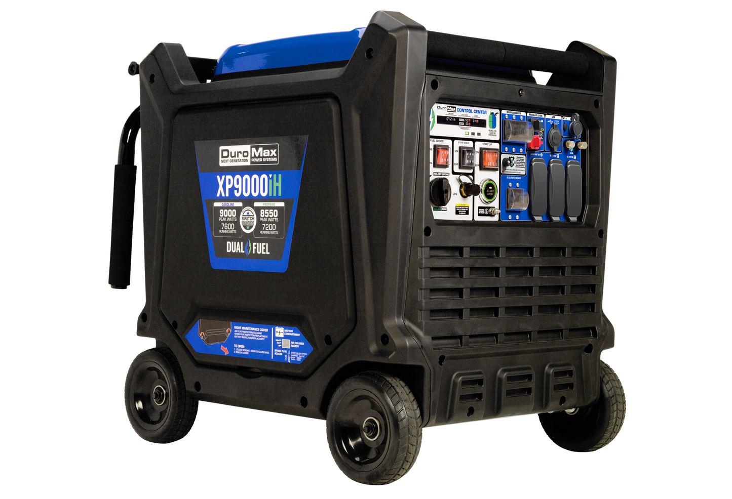 DuroMax 9,000 Watt Dual Fuel Portable Digital Inverter Generator 50-State