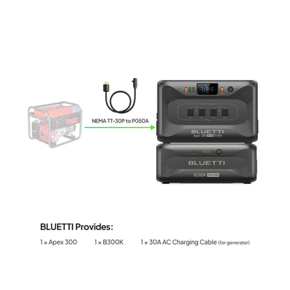 Apex 300 Versatile Power Station | 3,840W, 2,764.8Wh