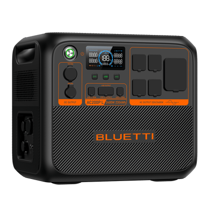 BLUETTI AC200P L PORTABLE POWER STATION 2,304Wh - 7,833.6Wh | 2400W