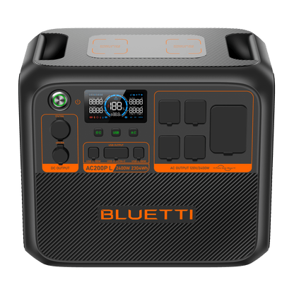 BLUETTI AC200P L PORTABLE POWER STATION 2,304Wh - 7,833.6Wh | 2400W