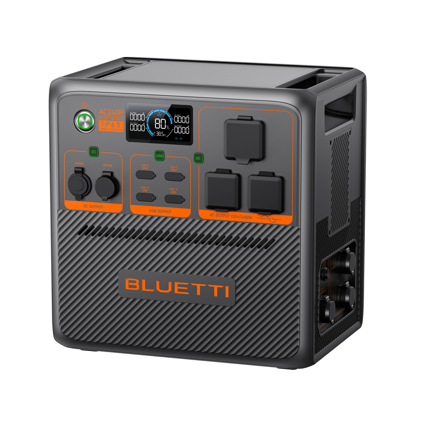 BLUETTI AC240P Portable Power Station 2,400W / 1,843Wh