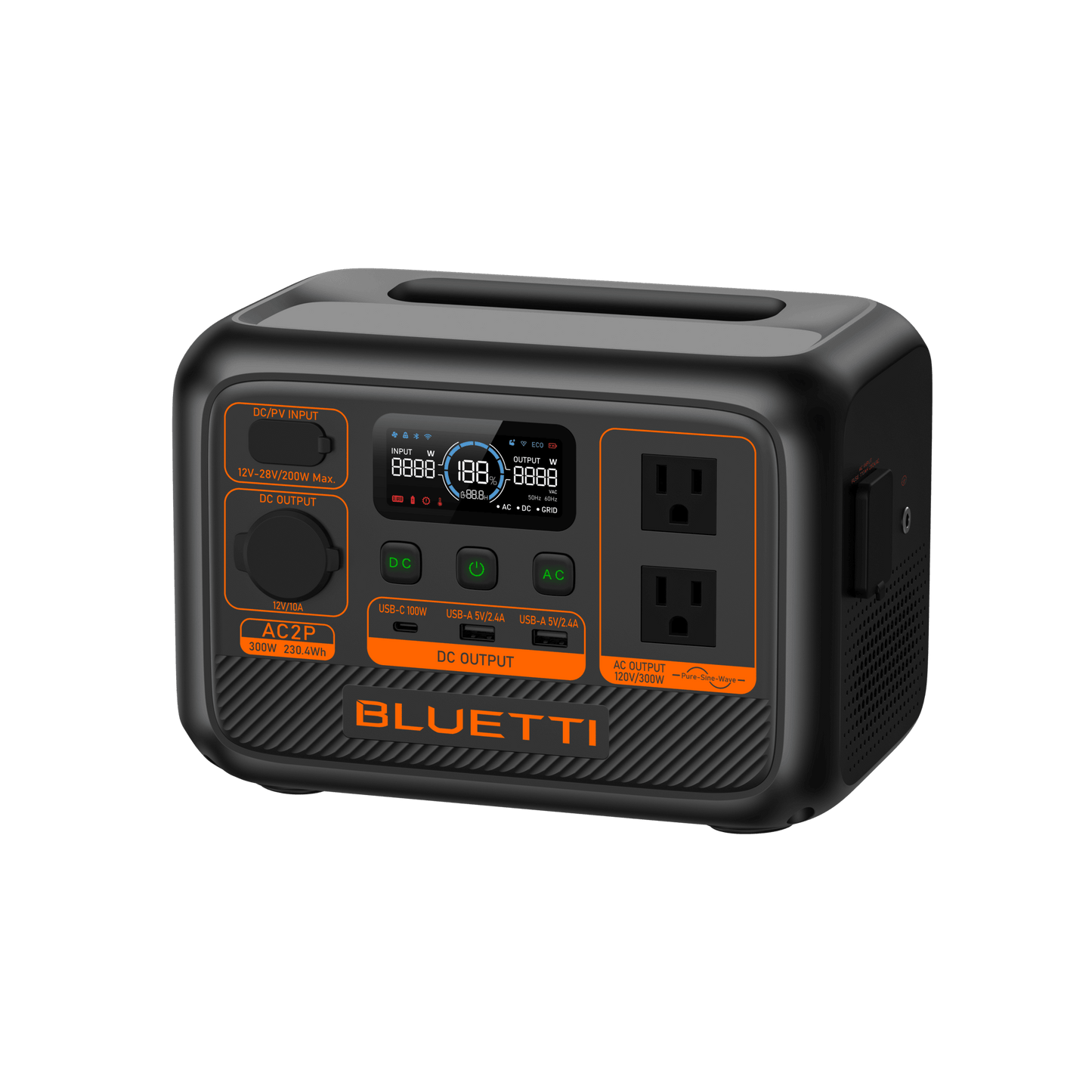 BLUETTI AC2P Portable Power Station 230.4Wh | 300W