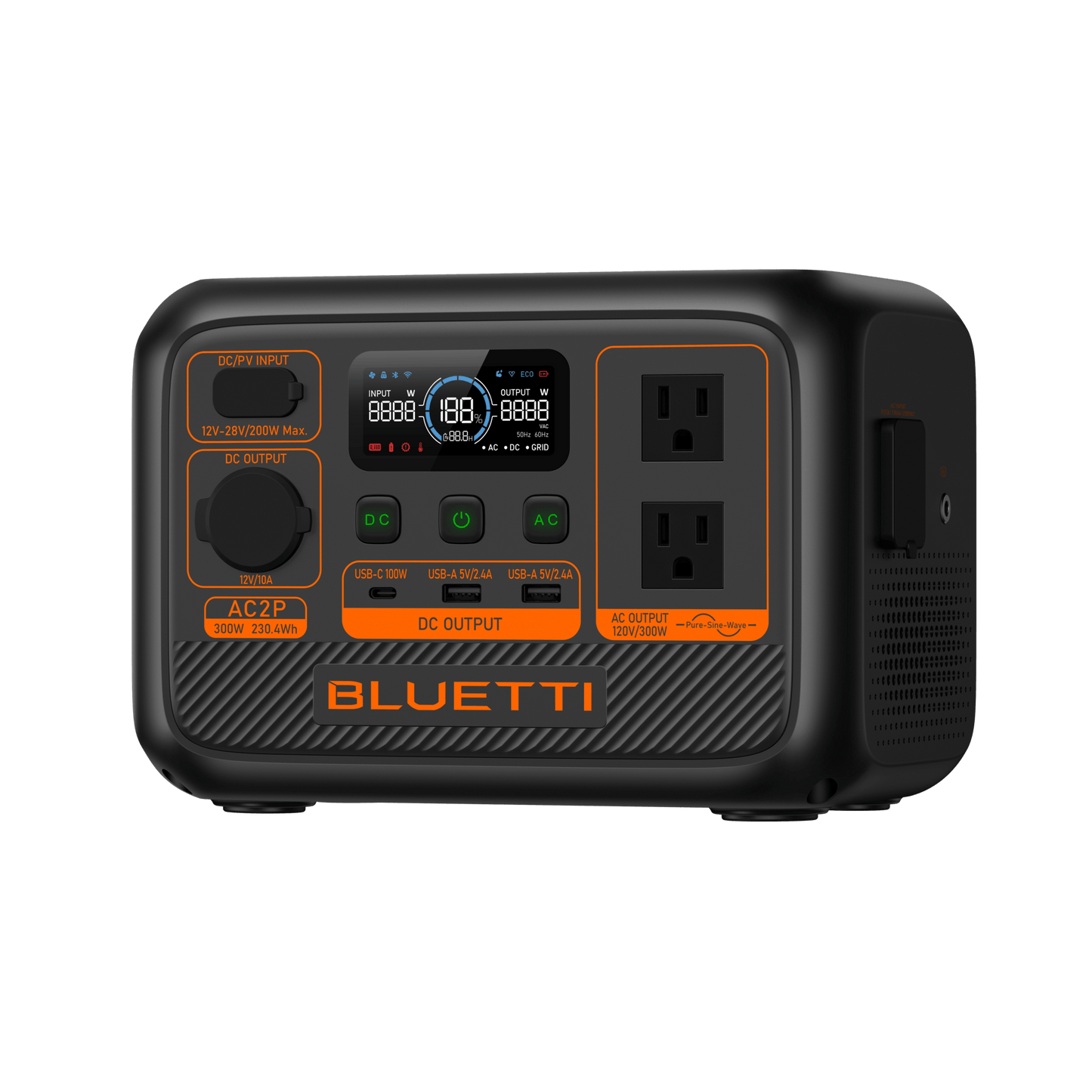 BLUETTI AC2P Portable Power Station 230.4Wh | 300W