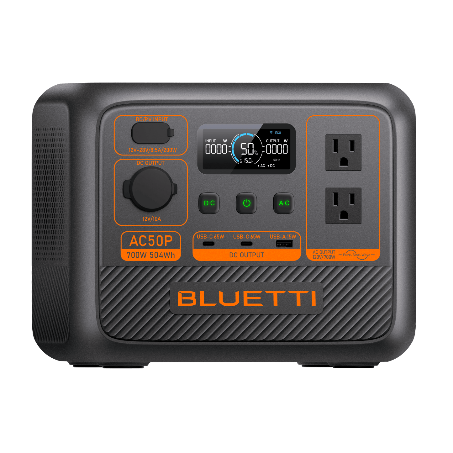 BLUETTI AC50P Portable Power Station 700W / 504Wh