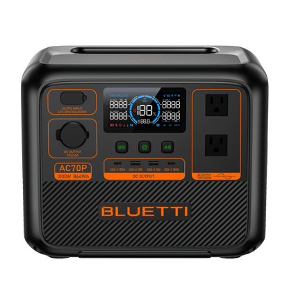 BLUETTI AC70P Portable Power Station 1000W | 864Wh