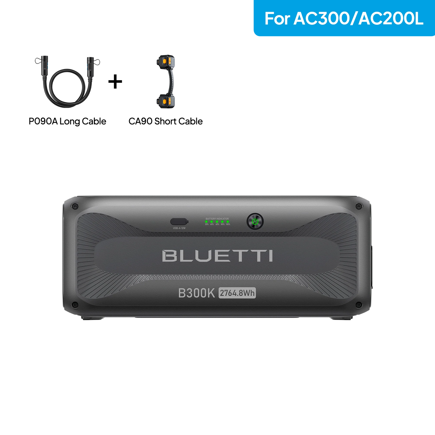 BLUETTI B300K Expansion Battery 2,764.8Wh for AC300/AC200L