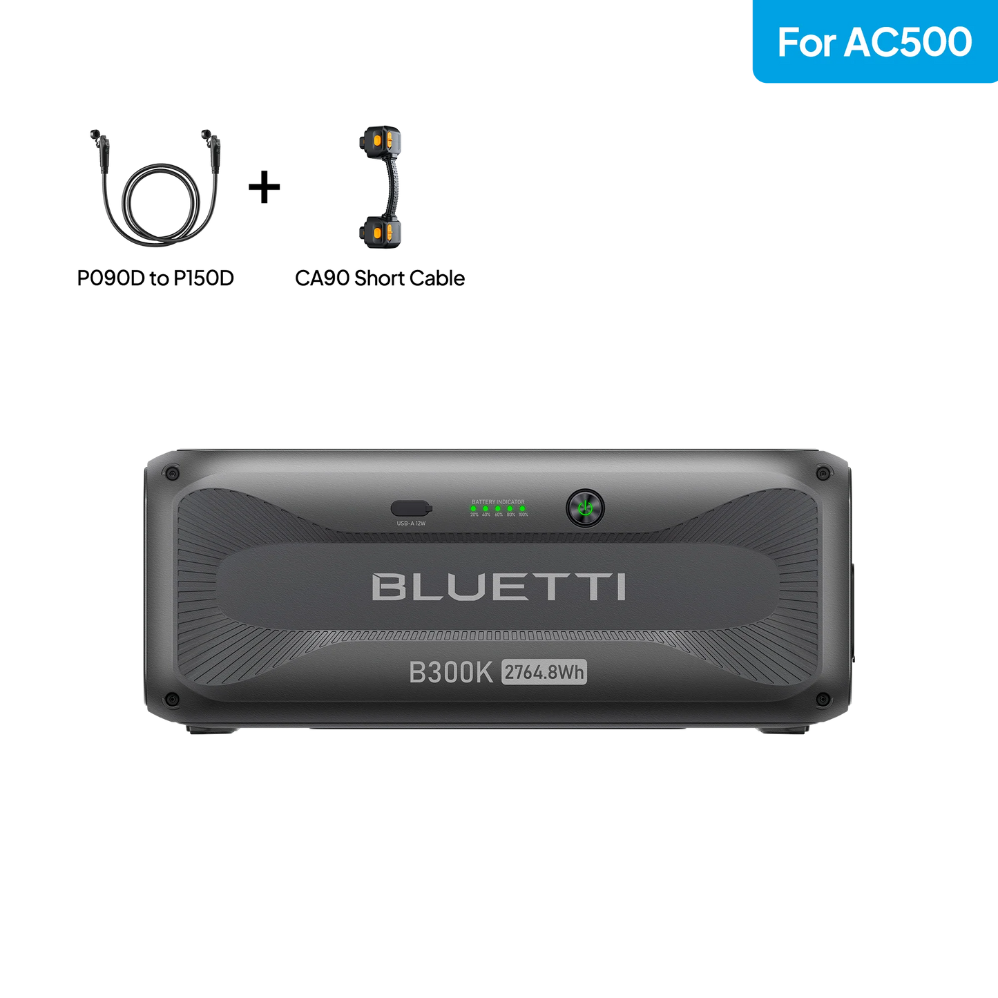 BLUETTI B300K Expansion Battery 2,764.8Wh for AC500