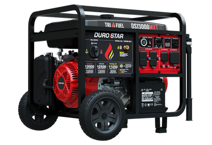 DuroStar DS13000MXT 13,000 Watt Tri Fuel Portable Generator w/ CO Alert