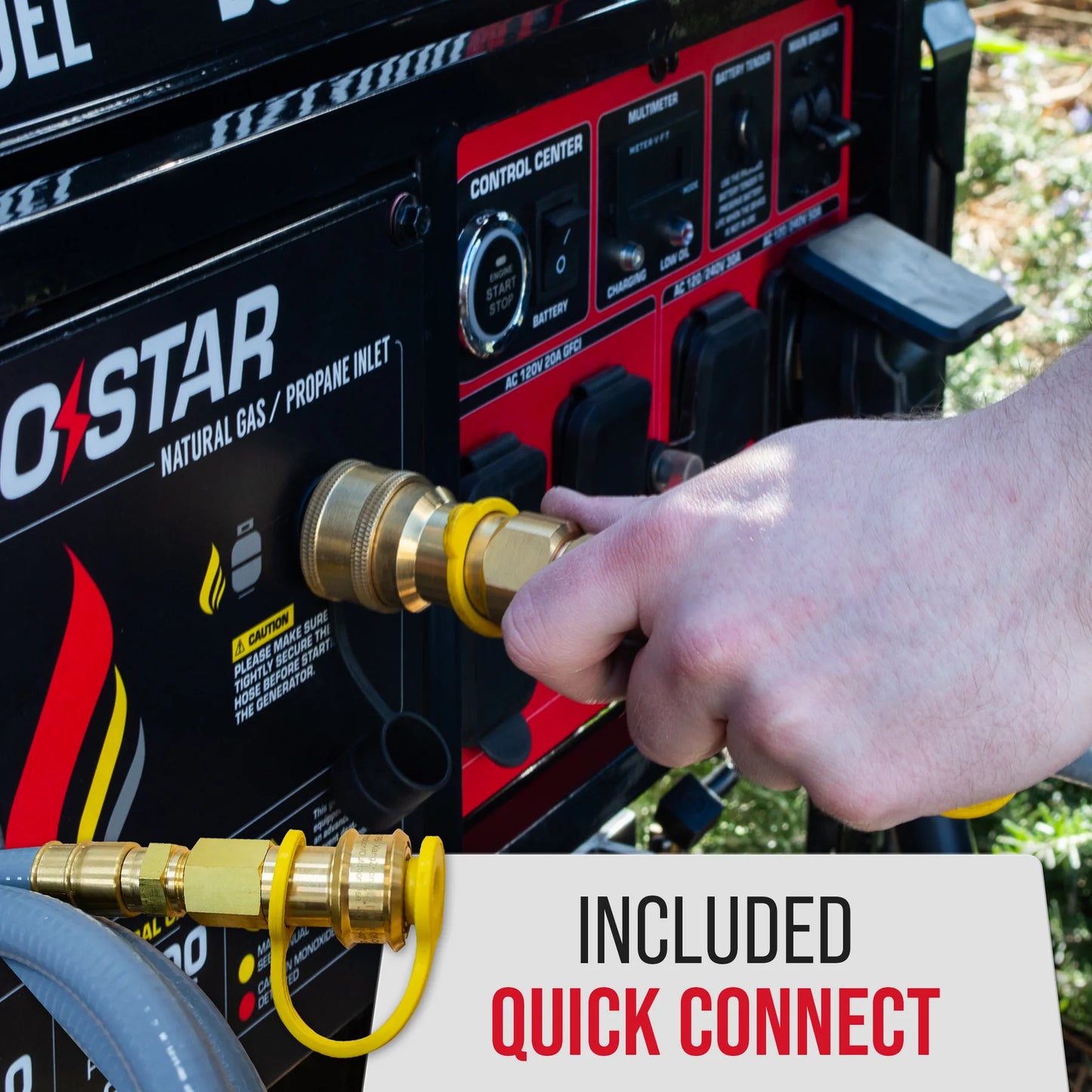 DuroStar DS13000MXT 13,000 Watt Tri Fuel Portable Generator w/ CO Alert