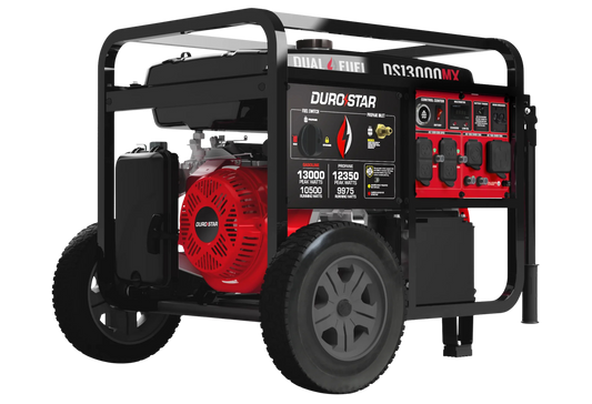 DuroStar DS13000MX 13,000 Watt Dual Fuel Portable Generator w/ CO Alert