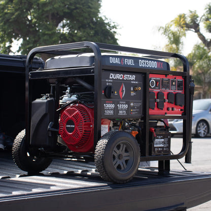 DuroStar DS13000MX 13,000 Watt Dual Fuel Portable Generator w/ CO Alert