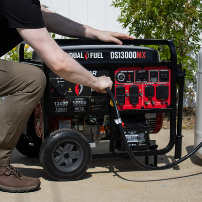 DuroStar DS13000MX 13,000 Watt Dual Fuel Portable Generator w/ CO Alert