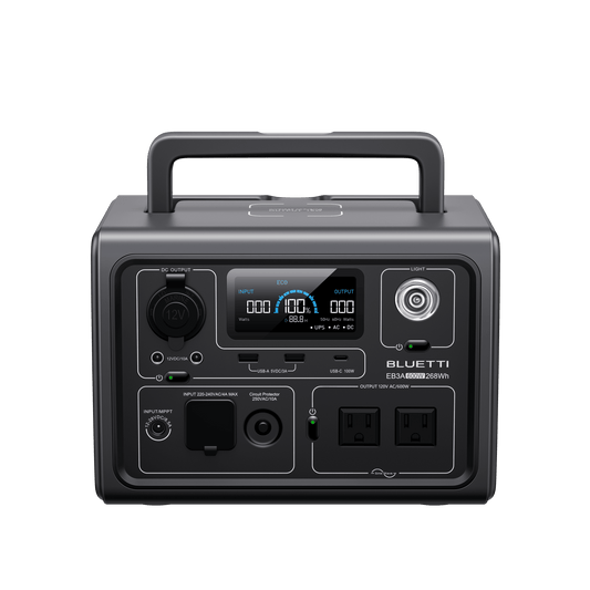 BLUETTI EB3A Portable Power Station 600W 268Wh