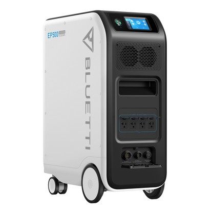 BLUETTI EP500 Solar Power Station | 2,000W 5,120Wh + 3x BLUETTI PV200L 200 Watt Solar Panel