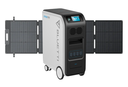BLUETTI EP500 Solar Power Station | 2,000W 5,120Wh + BLUETTI PV200L 200 Watt Solar Panel