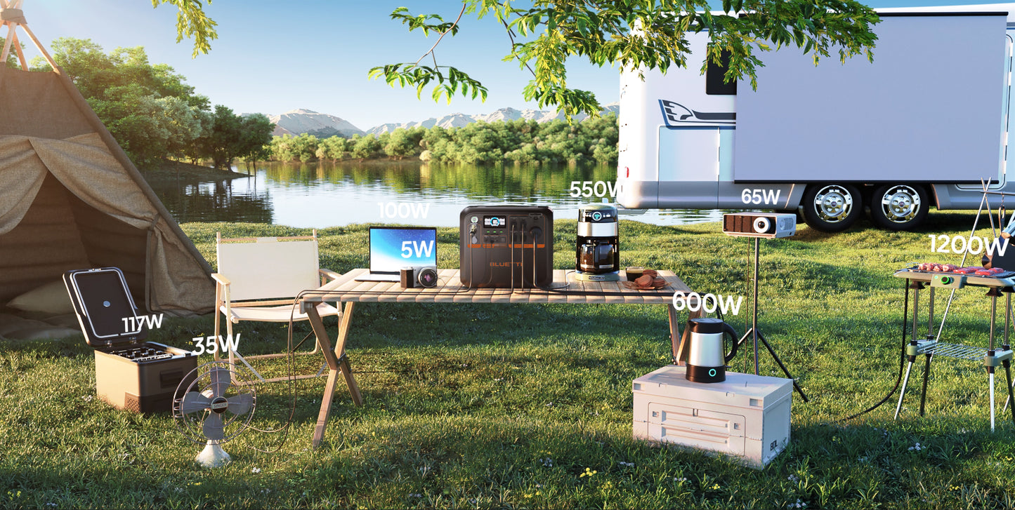 BLUETTI AC200P L PORTABLE POWER STATION 2,304Wh - 7,833.6Wh | 2400W