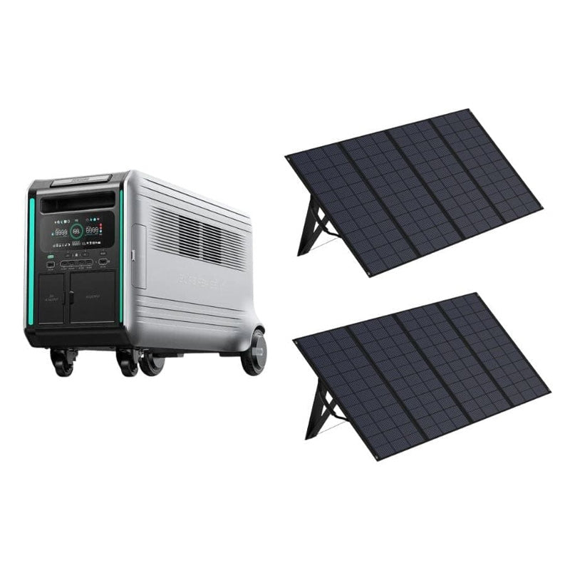 Zendure SuperBase V6400+ 400W Solar Panel (2) - Combos with V6400 Portable Power Station