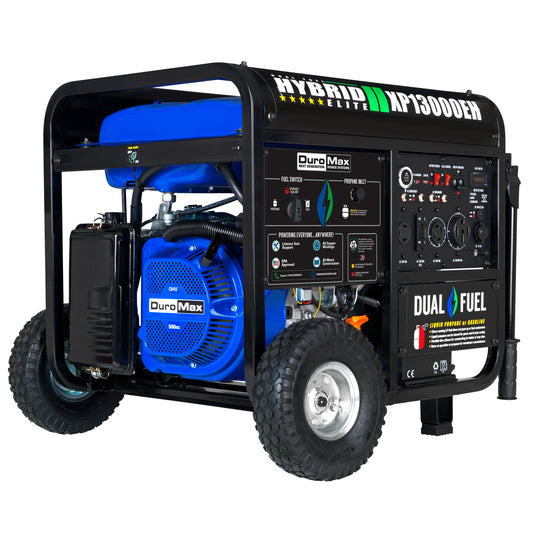 DuroMax XP13000EH 13,000-Watt/10,500-Watt 500cc Portable Gas Propane Generator