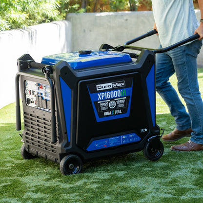 DuroMax XP16000iH 16,000 Watt V-Twin Dual Fuel Portable Digital Inverter Generator