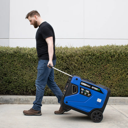 DuroMax XP7000iHT 7,000 Watt Portable Tri Fuel Inverter Generator - Quiet, Low THD