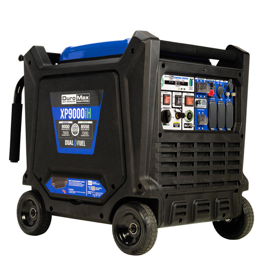 DuroMax 9,000 Watt Dual Fuel Portable Digital Inverter Generator 50-State