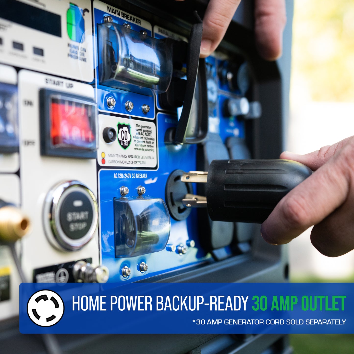 DuroMax 9,000 Watt Dual Fuel Portable Digital Inverter Generator 50-State